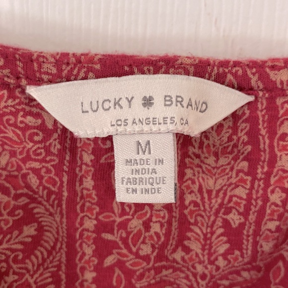 Lucky Brand Printed/Embroidered Women’s Tank - Picture 5 of 6
